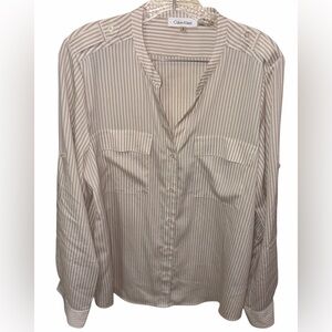 Calvin Klein Women’s Striped Blouse